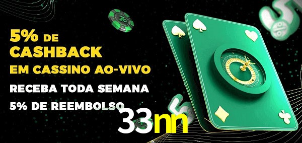Promoções do cassino ao Vivo 33nn
